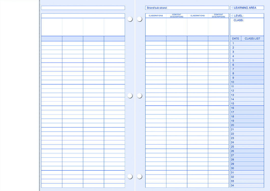 VIC F-10 Assess Record Book Loose Leaf