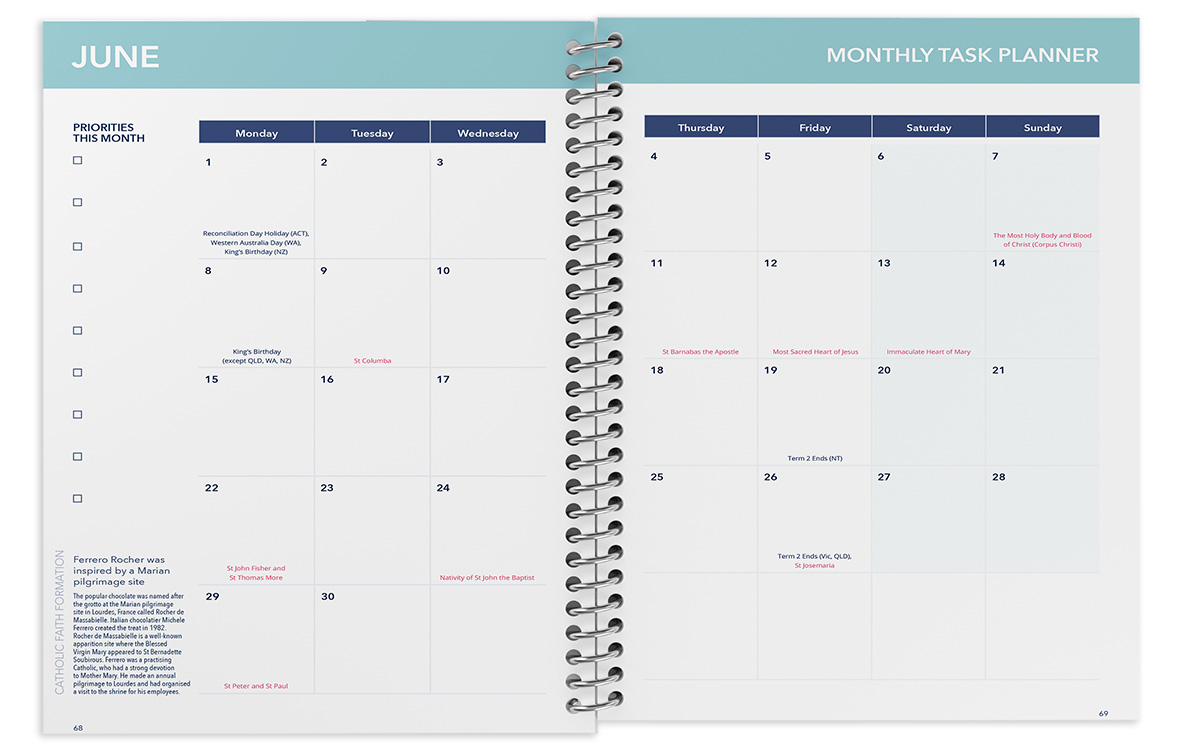 StudyQuest Catholic Student Diary