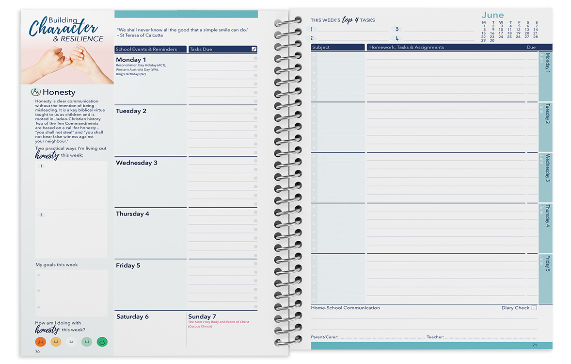 StudyQuest Catholic Student Diary