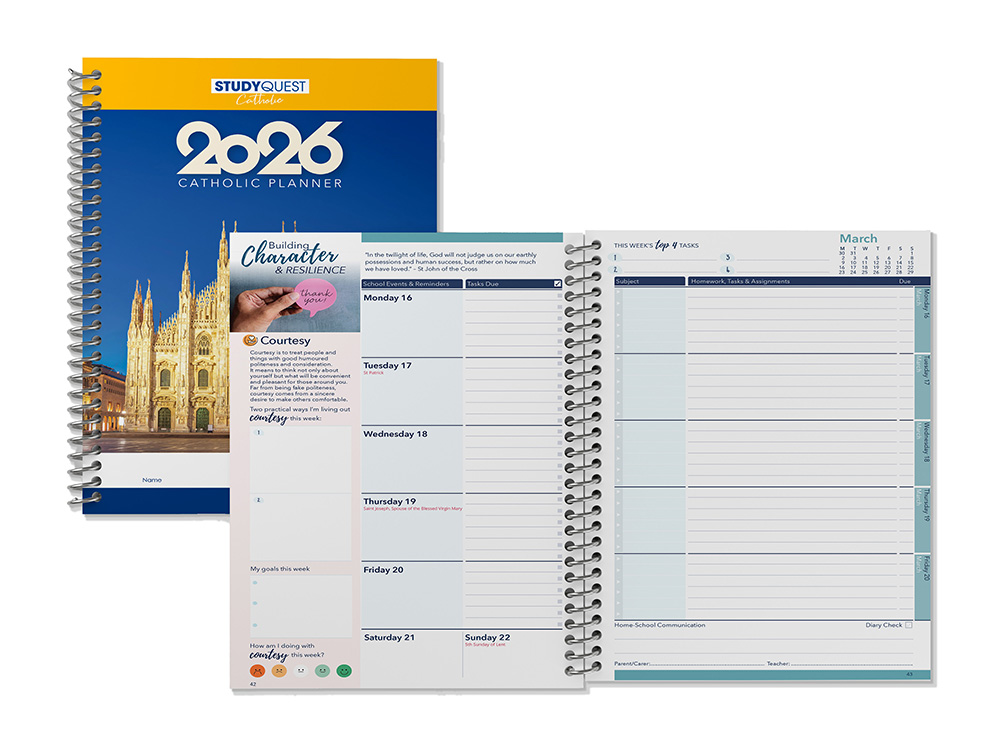 StudyQuest Catholic Student Diary