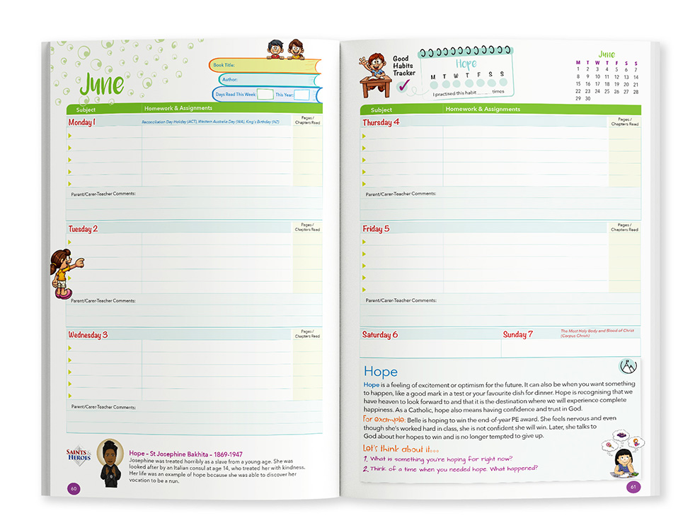 StudyTrek Catholic Student Diary