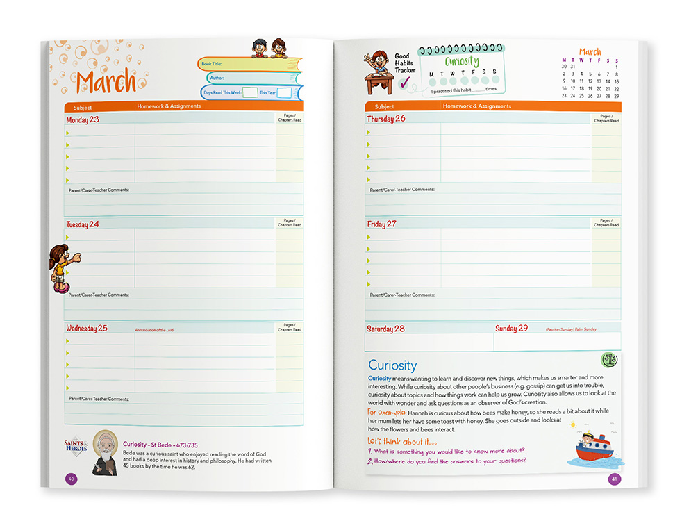 StudyTrek Catholic Student Diary