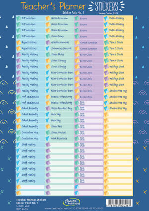 Teachers Planner Sticker Pack1