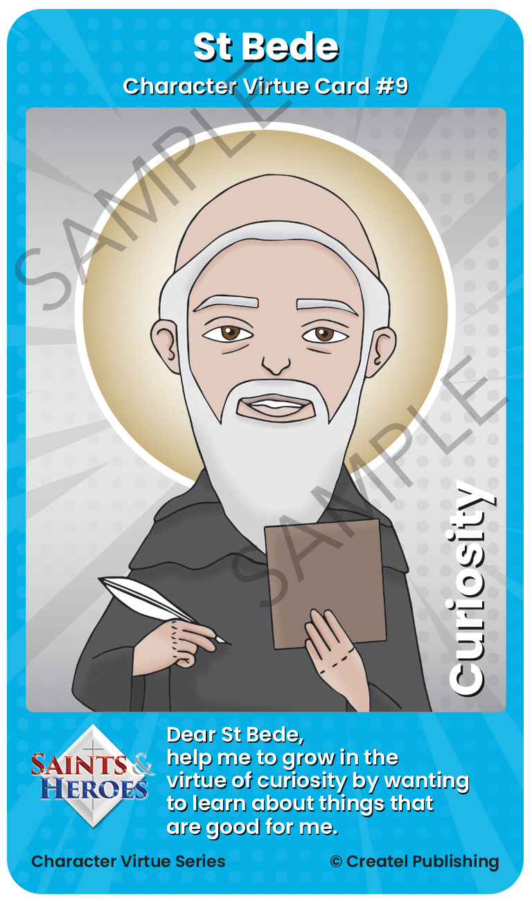 St Bede Character Virtue Card