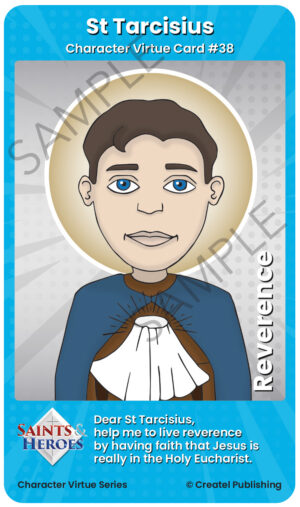 St Tarcisius Character Virtue Card