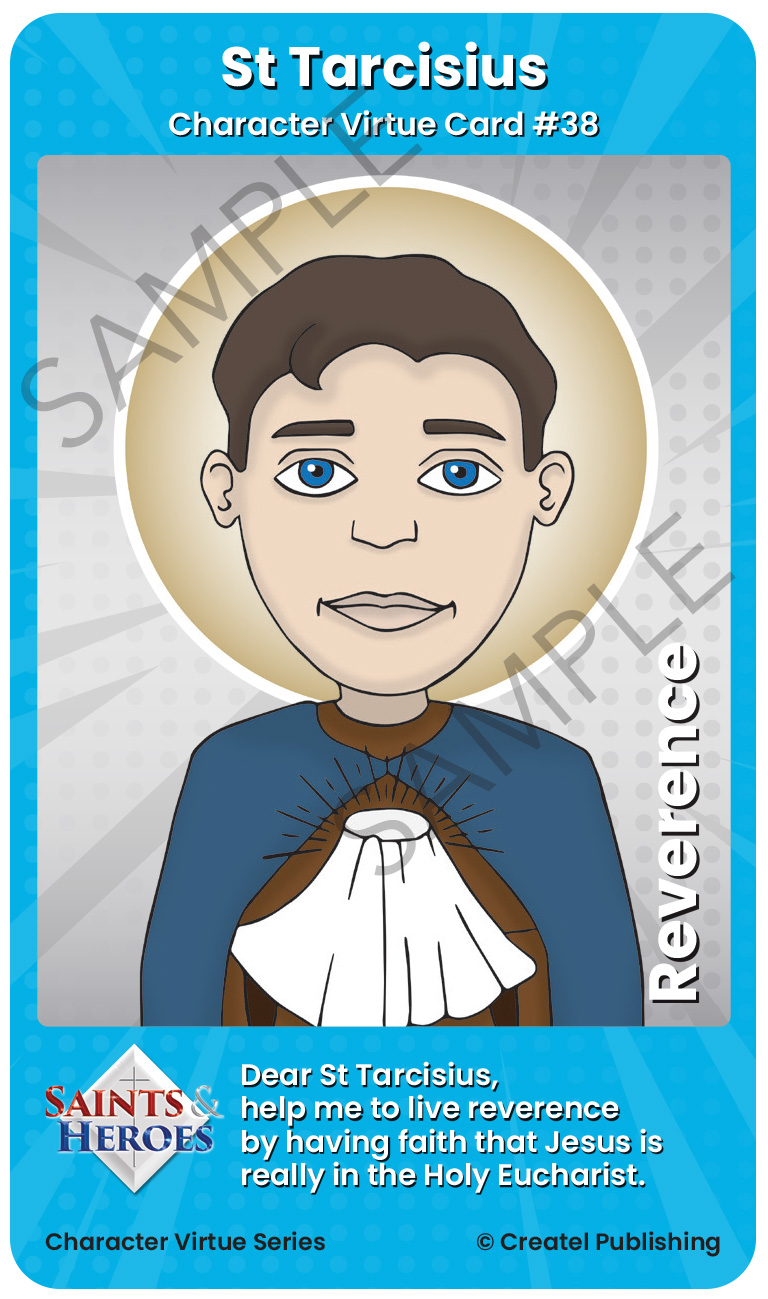 St Tarcisius Character Virtue Card