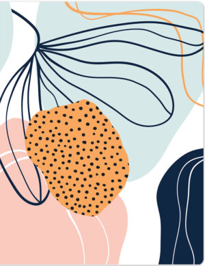 Style Notebook Abstract Garden