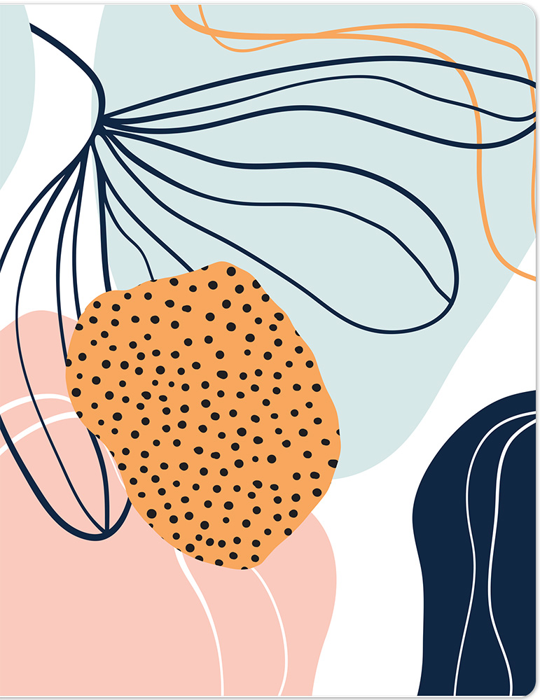 Style Notebook Abstract Garden