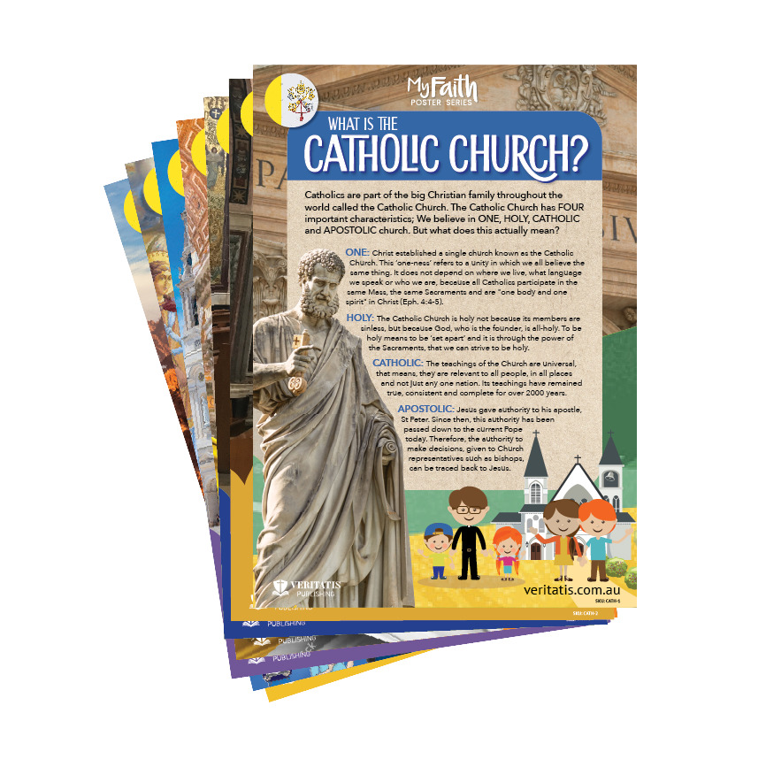 The Catholic Faith Poster Series (Set of 7)