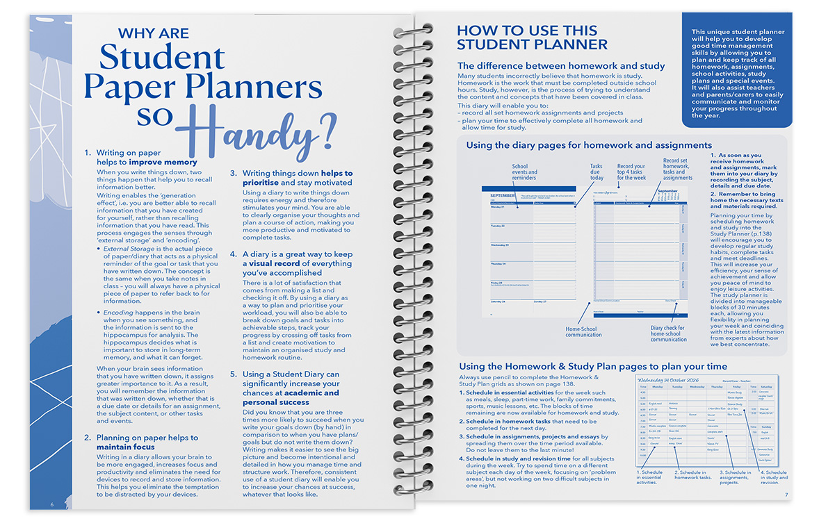 StudyQuest Classic Student Diary
