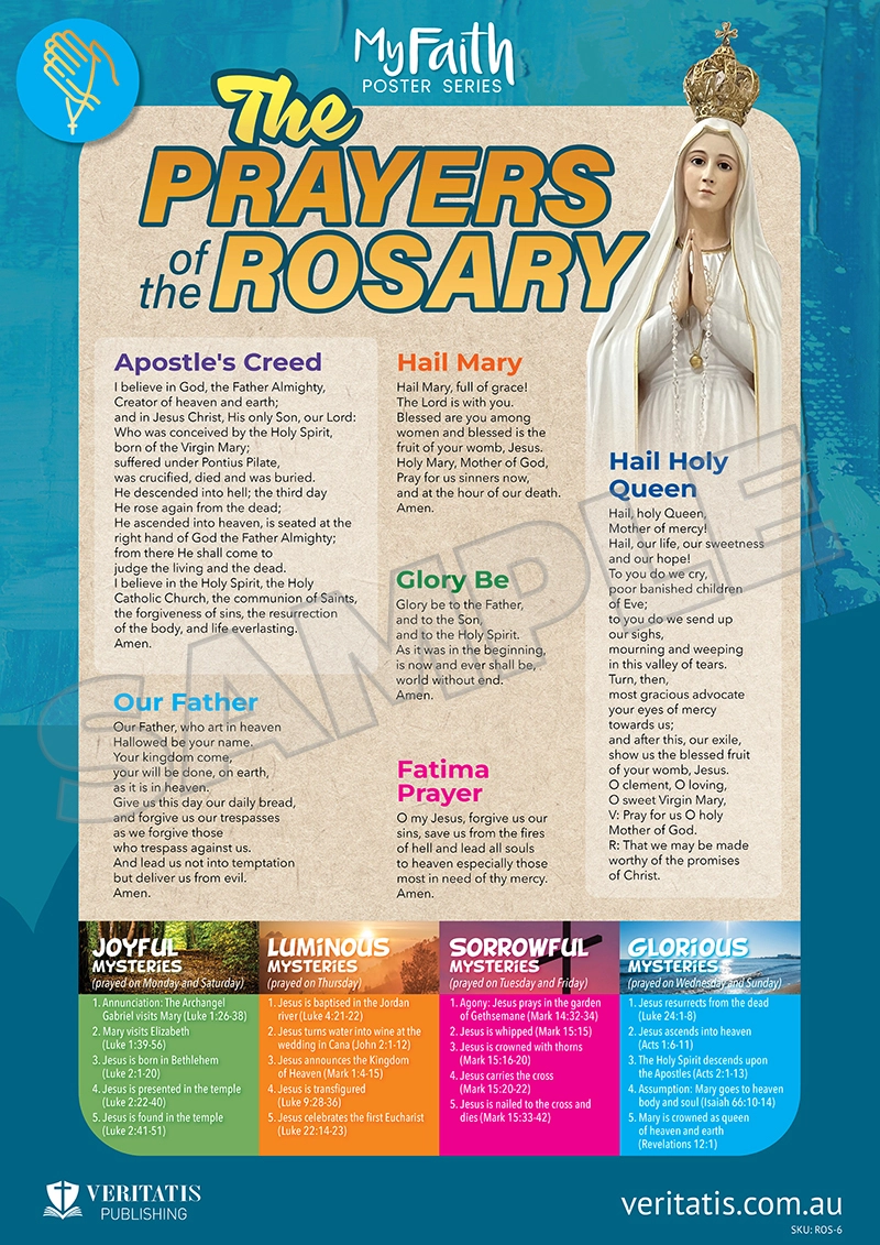 The Rosary: My Faith Poster Series (Set of 6)