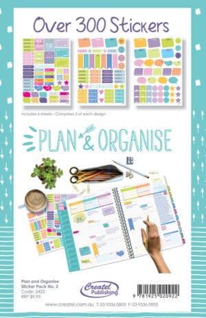 Plan & Organise Sticker Pack 2