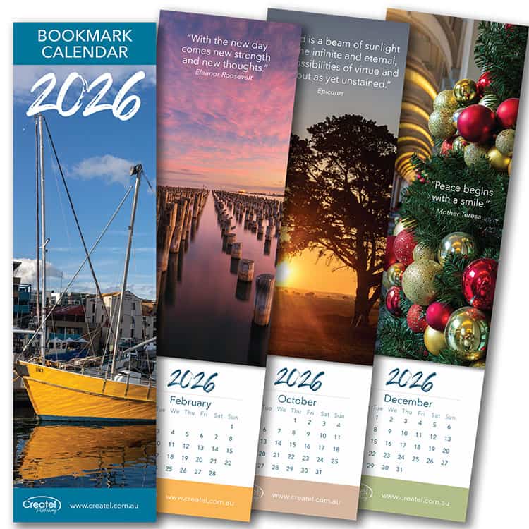 Monthly Bookmark Calendar