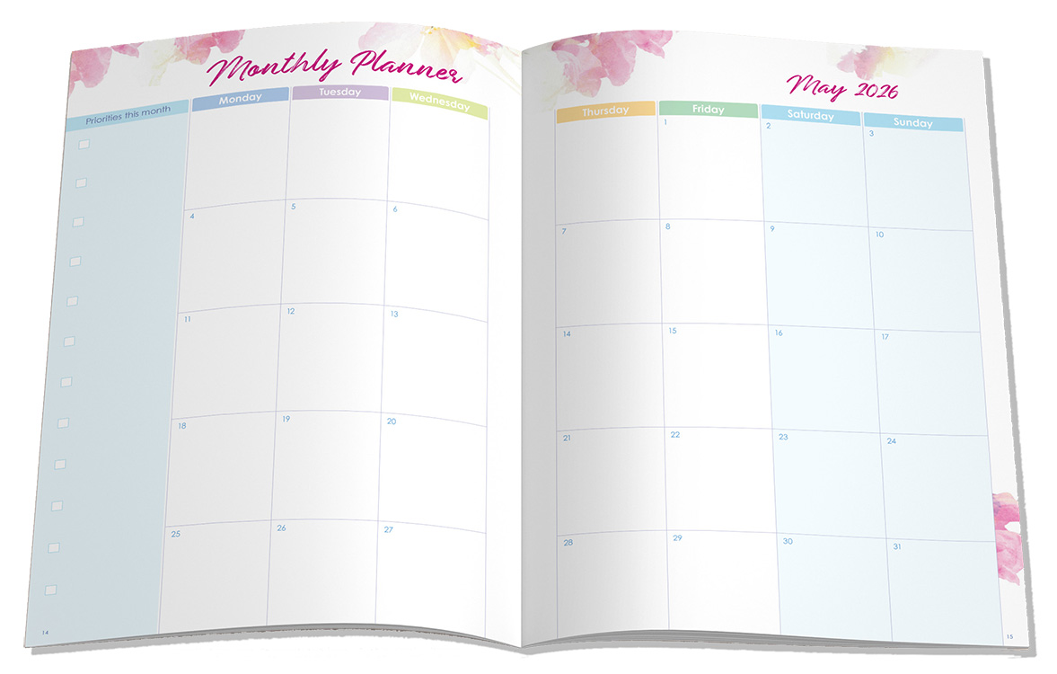Deluxe Monthly Planner