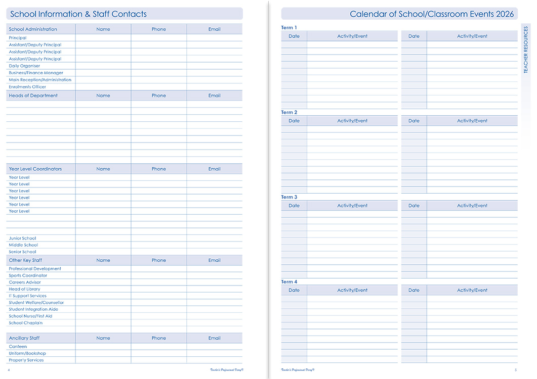 At A View Monthly Planner