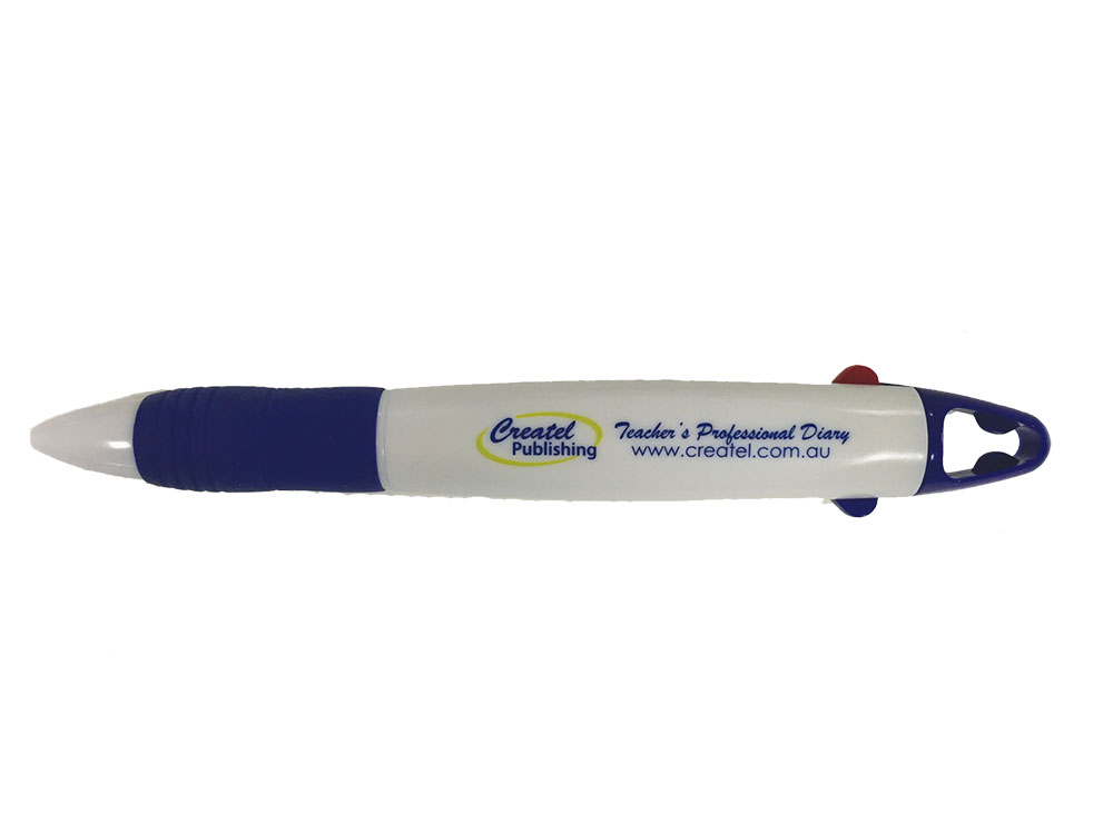 Createl Two-Colour Lanyard Pen
