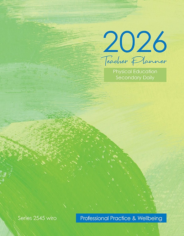 Physical Education Daily Planner – Wiro Bound