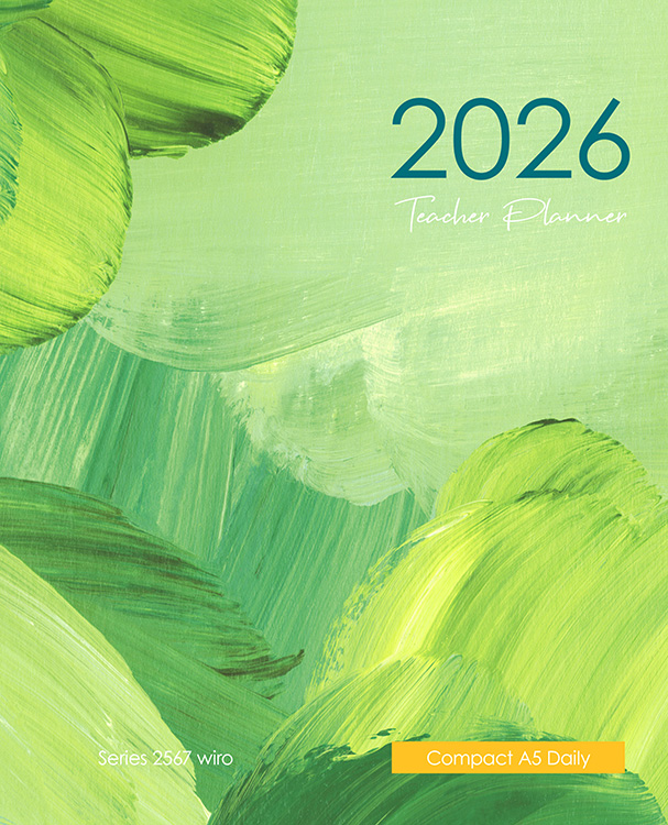 Compact A5 Daily 6 Period Wiro Bound Planner