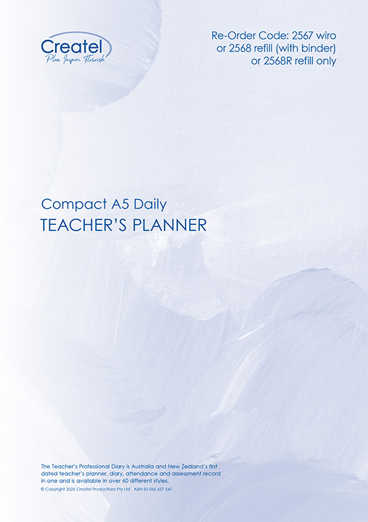 Compact A5 Daily Planner Loose-Leaf Refill