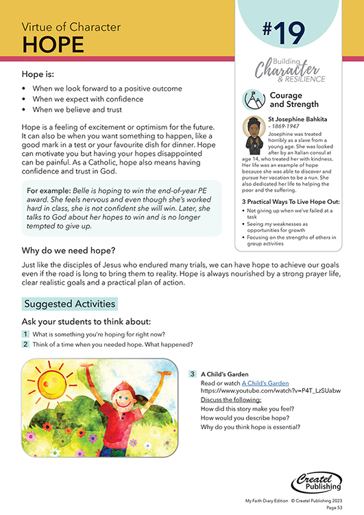 BCR Primary My Faith Teacher Worksheet Masters