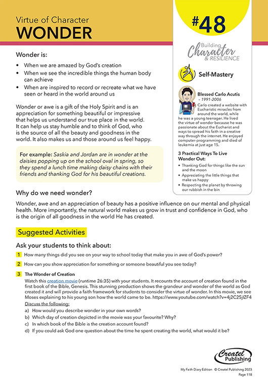 BCR Primary My Faith Teacher Worksheet Masters