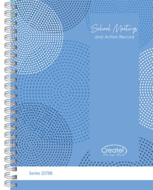 Meeting Record Book (Blue)
