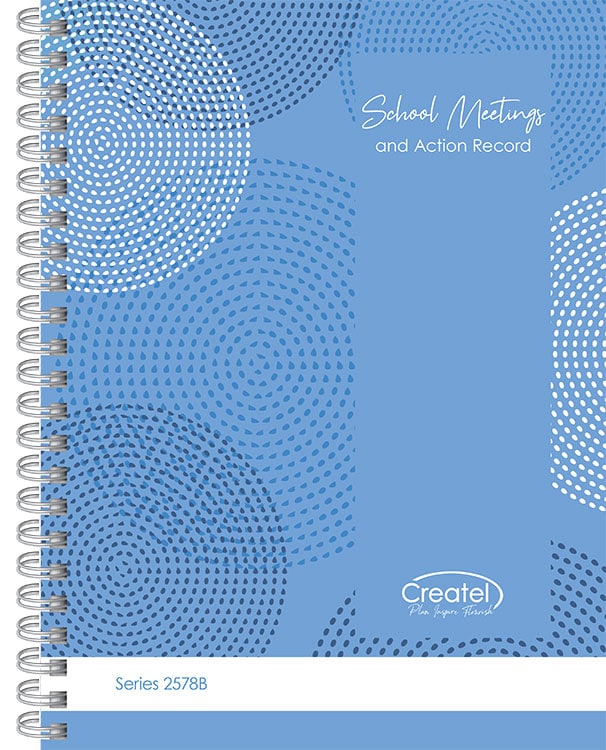 Meeting Record Book (Blue)