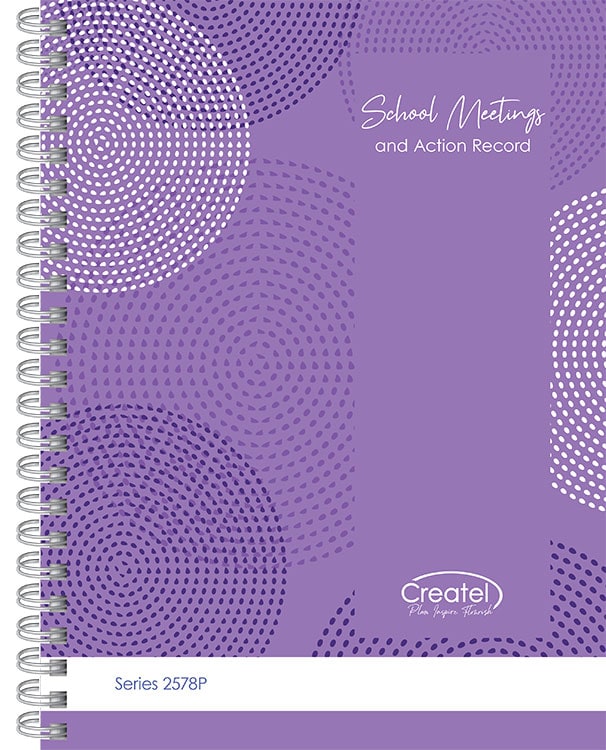 Meeting Record Book (Purple)
