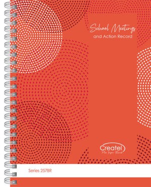 Meeting Record Book (Red)