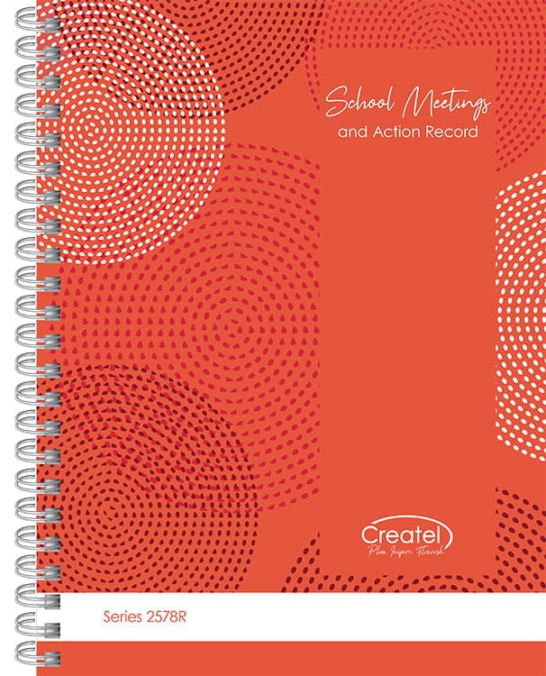 Meeting Record Book (Red)