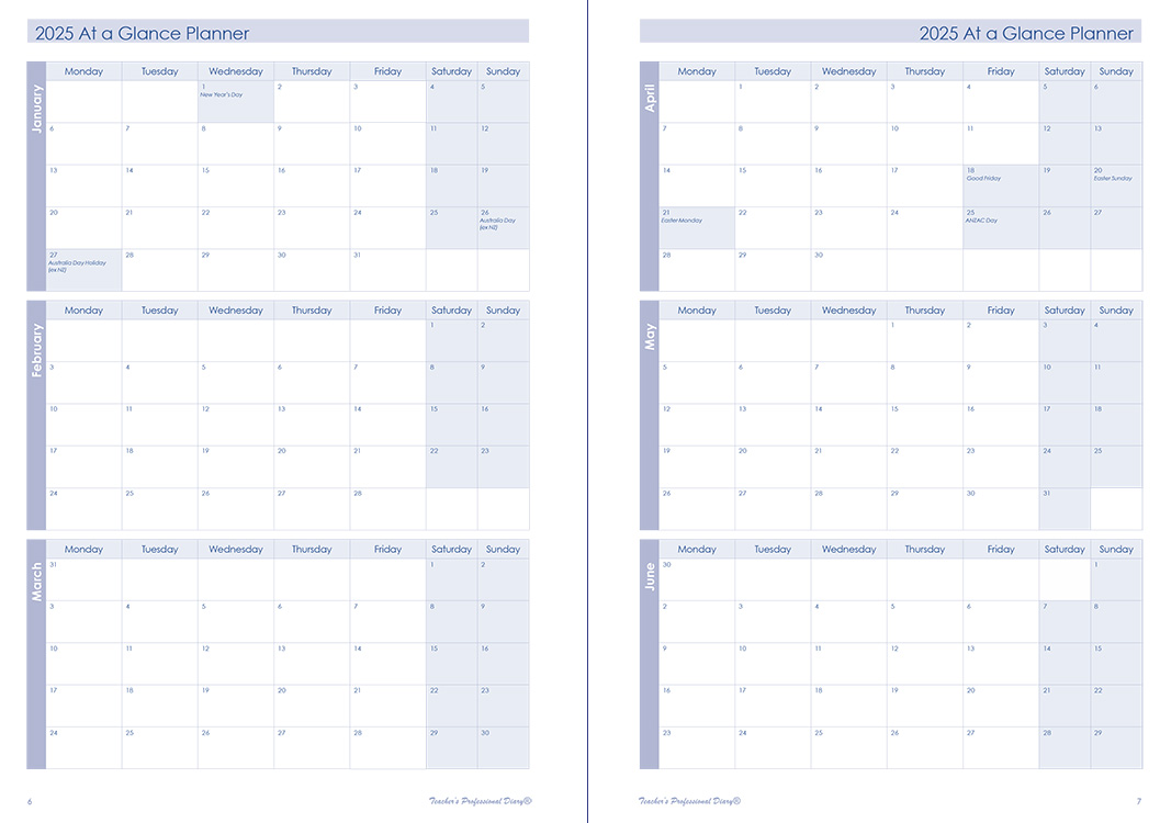 Compact A5 Soft Cover Weekly