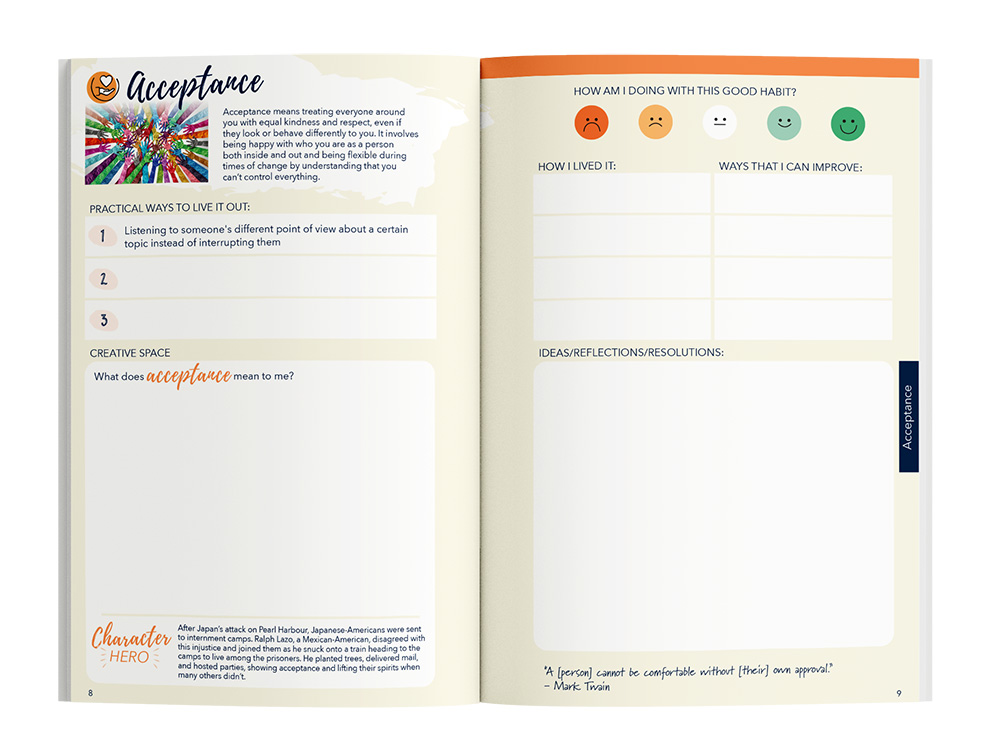 Building Character & Resilience Journal