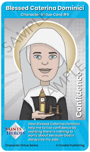 Blessed Caterina Dominici Character Virtue Card