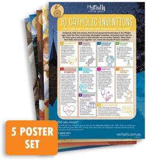 The Catholic Faith in Action – 5 Poster Set