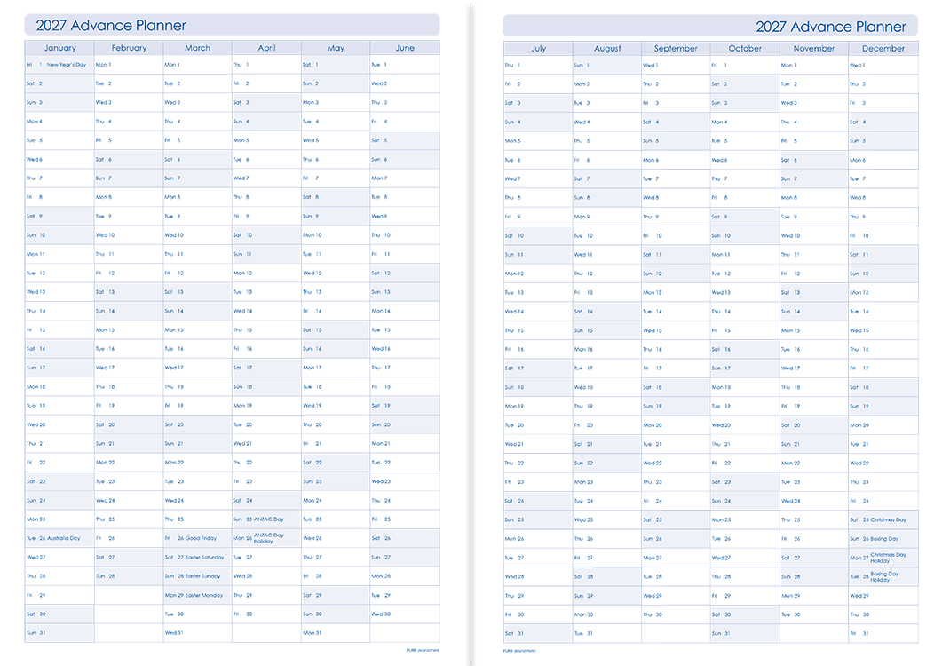 Compact Paperback A5 Daily Pure