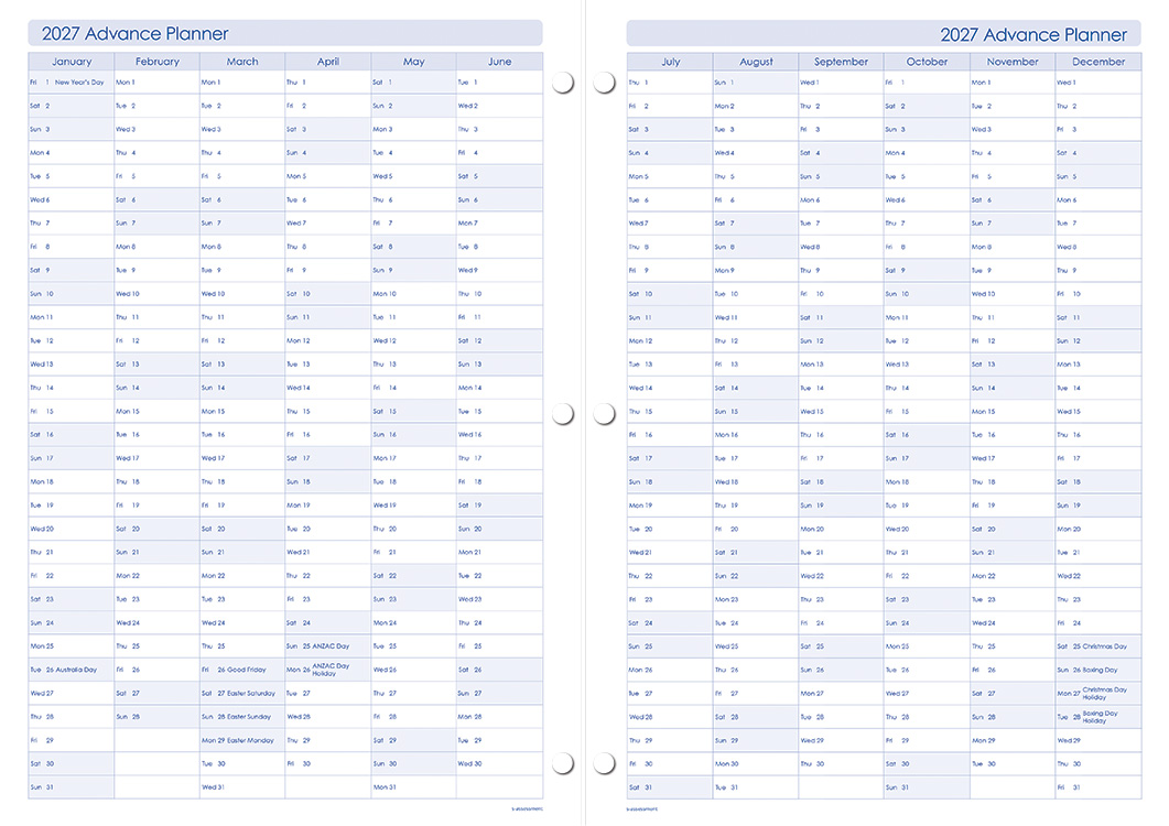 Secondary 6 Period Daily Loose Leaf