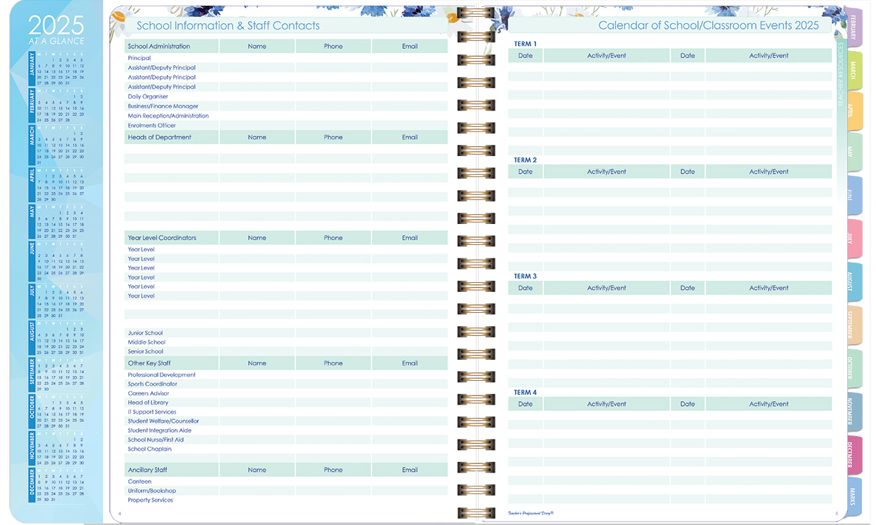 Deluxe Primary Weekly Blueberry