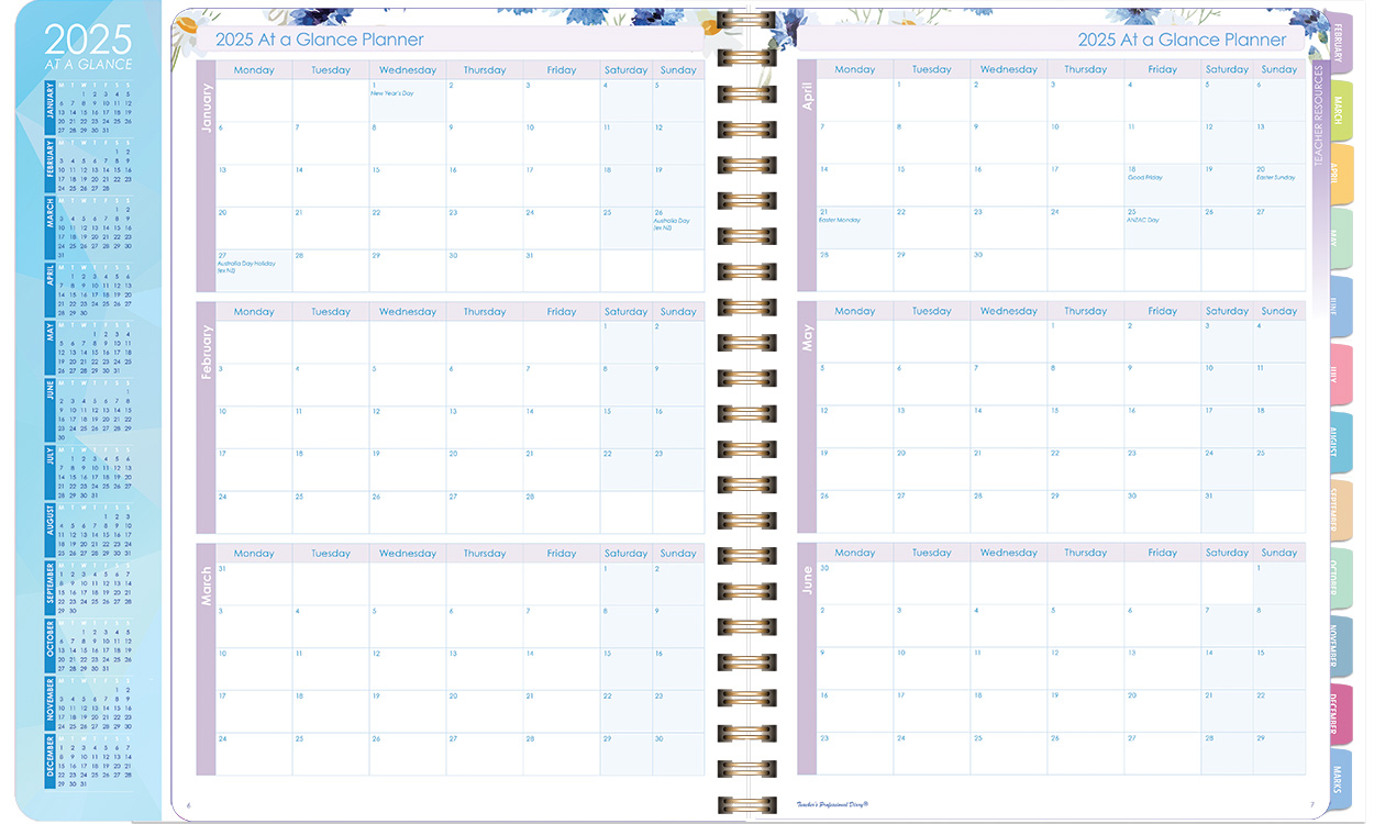 Deluxe Primary Weekly Blueberry