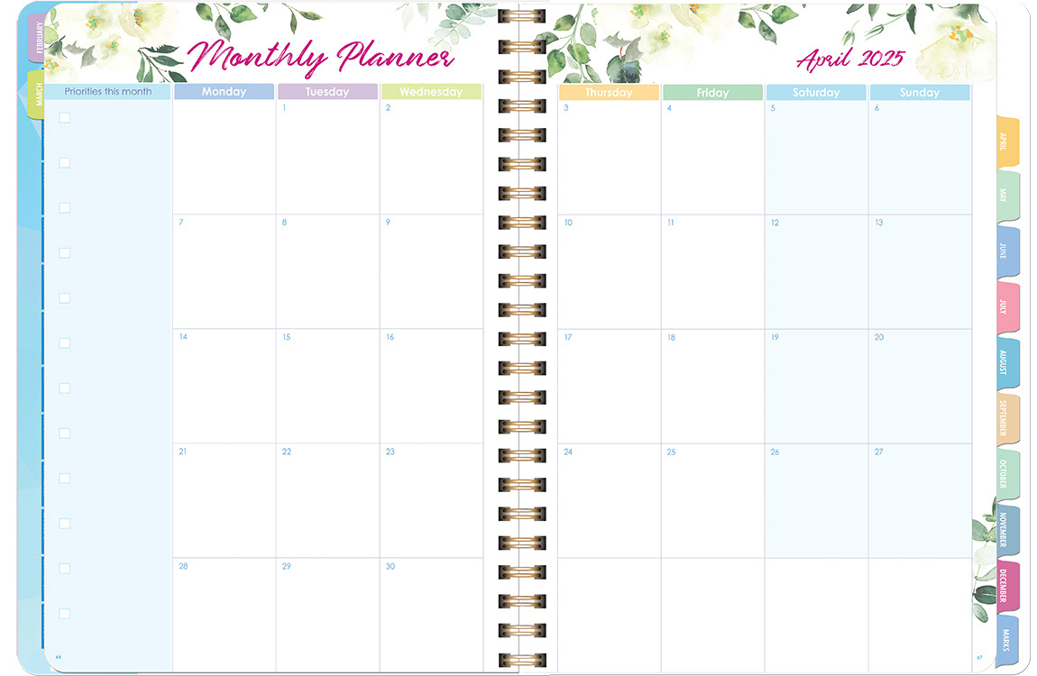 Deluxe Primary Weekly Blueberry