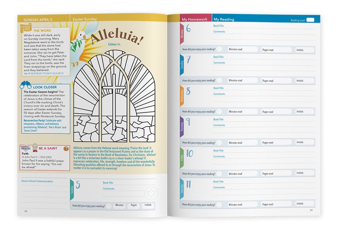 My Faith Home Reading Journal