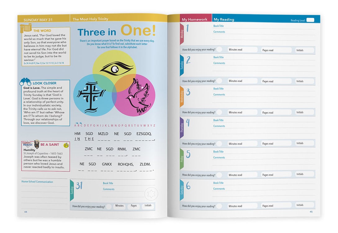 My Faith Home Reading Journal