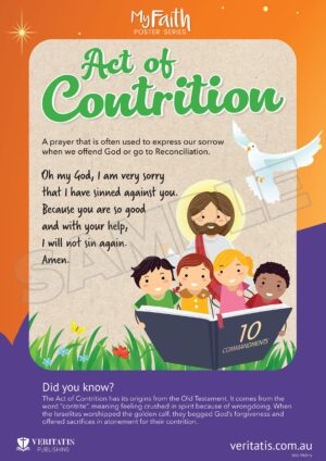 Act of Contrition (Catholic Prayers Series)