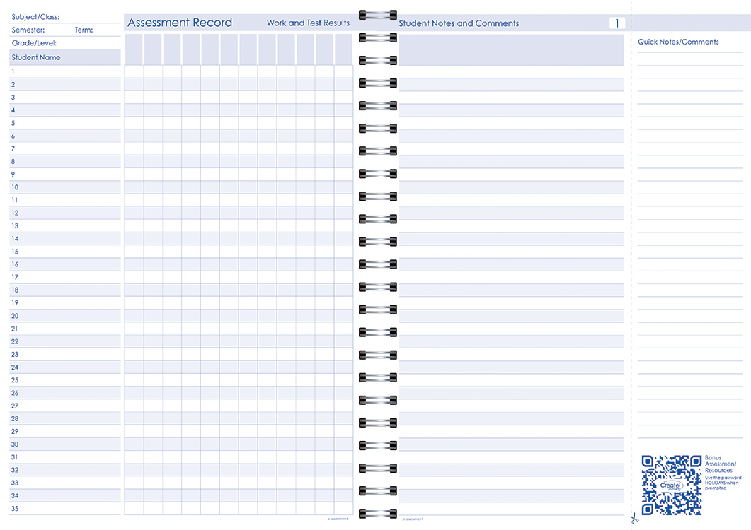 8 Sets of Primary Assessment