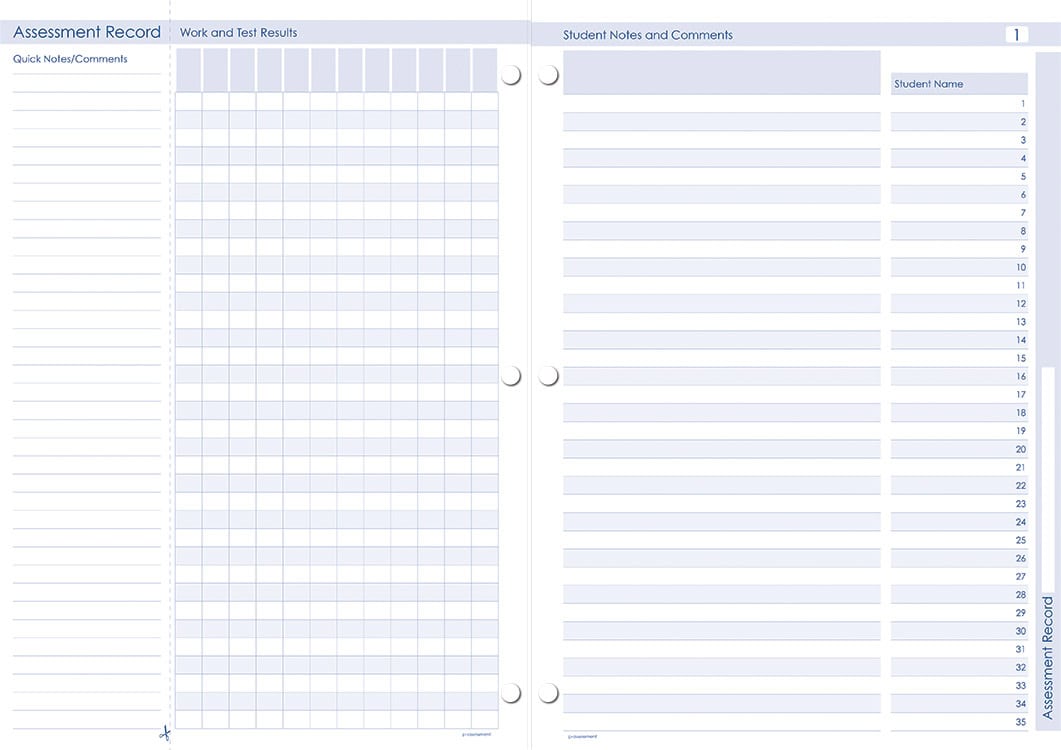 Primary Weekly Loose Leaf