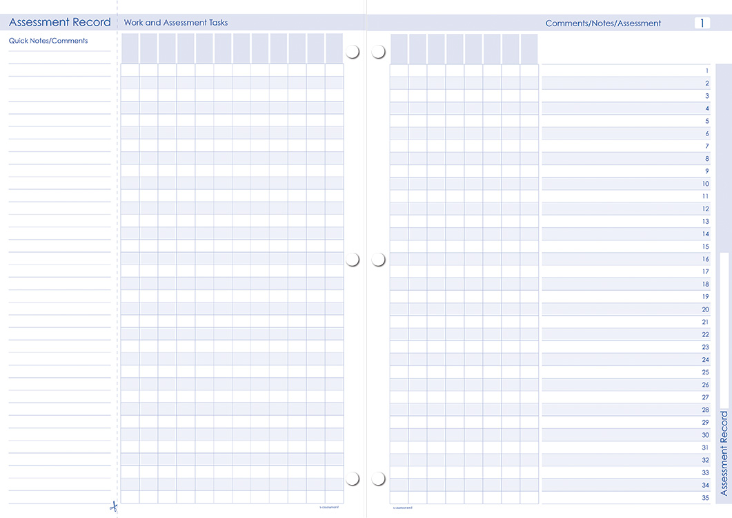 Secondary 6 Period Daily Loose Leaf